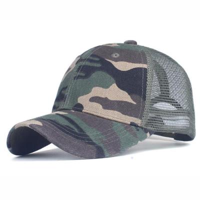 China OEM Fashion Camouflage Trucker Hat COMMON Mesh Hat for sale