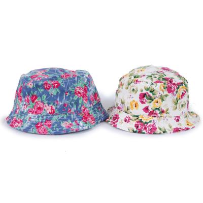 China Beautiful Breathable And Comfortable High Quality Custom Colorful Cotton Kids Size Bucket Hats for sale