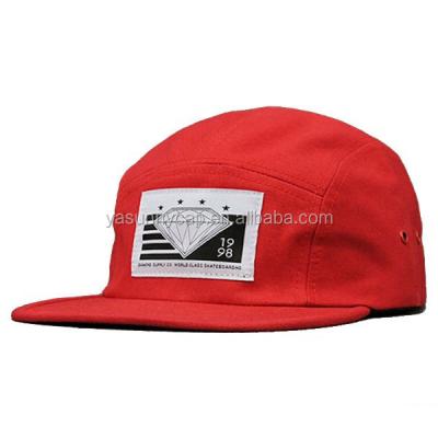 China OEM 5 Panel COMMON Camp Hat , Factory Custom 5 Panel Hat for sale