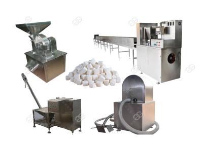 China Automatic Raw Sugar Cube Making Machine Manufacturing Process White Sugar Cubes for sale