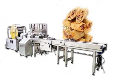 China Automatic Harumaki Machine, Lumpia Production Line Price, Electric Gas Heating for sale