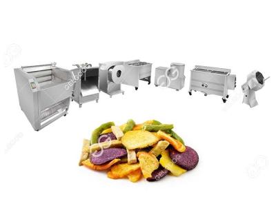 China Edelstahl 304 Kartoffelchips, welche die Maschinen-Obst- und GemüseChips halbautomatisch machen zu verkaufen