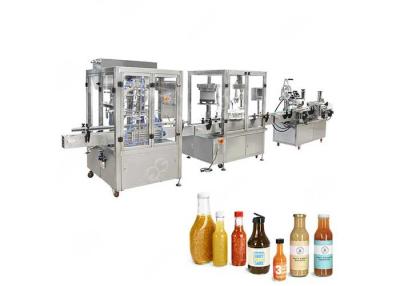 China Small Scale Chili Sauce Bottle Filling Machine Hot Sauce Filling Machine for sale