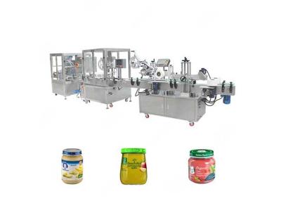 China 16-20 Bottles/Min Peanut Butter Filling Machine Body Butter Filling Machine for sale