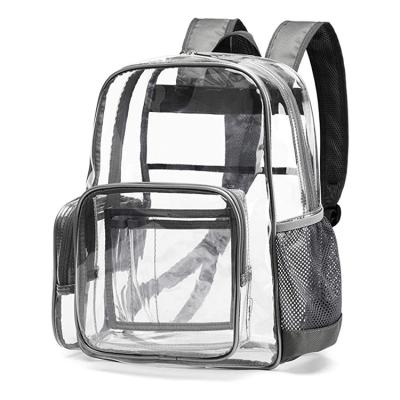 China RFID Resistant Transparent Clear Backpack See Backpacks For School, Sports, Work, Stadium, Security Travel, College for sale