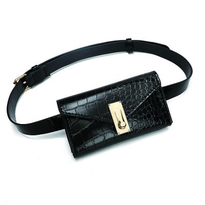 China 2022 original fashion leather quick women's waist bag fashion alligator new locking breast bag mini women's bag manufacturer spot for sale