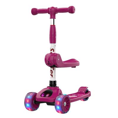 China 2-8 Three-in-One Scooter Kids Pedal Instant Yo-Yo Wheel Tricycle Scooter for sale