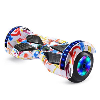 China Bluetooth +led Lights Hover Board 10inch Flash Two-wheel Self-balancing Smart Hoverboard And Led Lights Hoverboard For Kids for sale