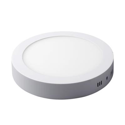 China White Surface Mounted Desk 24w Square Round Led Panel for sale