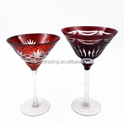 China Modern Vintage Japanese Wine Glass Cup Sake Glass Handmade Pulled Cup In Clear Cups for sale