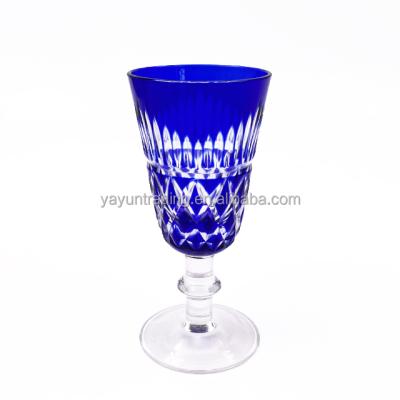 China Fancy Customized Handmade Single Tumbler Brandy Snifter Glass Eco-Friendly Short Stem Beer Tumbler Glass for sale