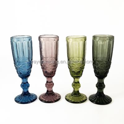 China Modern Wholesale High Quality Unique Fancy Vintage Wine Goblets Customized Glasses for sale