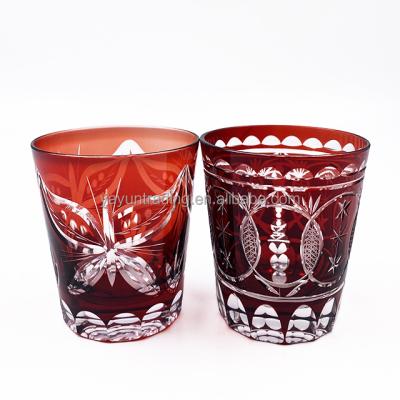 China Vintage Retro Personality Modern Creative Style Wine Whiskey Glass Handmade Glasses for sale