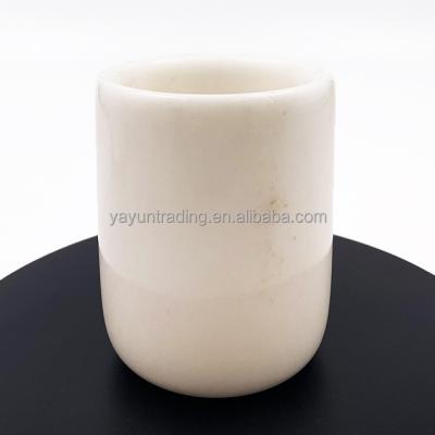 China Custom Marble Candle Jar Fashionable Handmade Storage Jars Container for sale