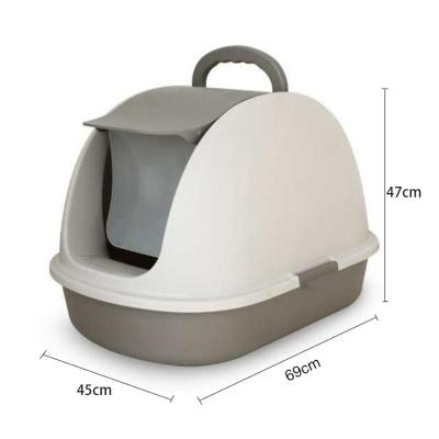 China 69*47*45cm Large Living Space Suitable For Large Fat Cat Litter Box for sale