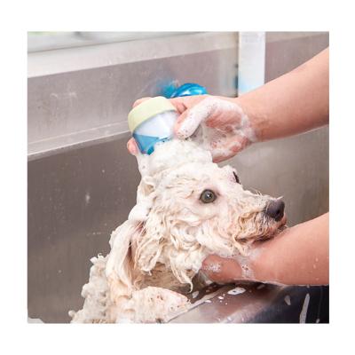 China Viable 2 in 1 Pet Bath Brush Pet Bathing Tool for sale