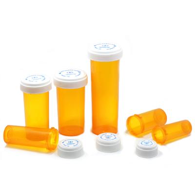 China Empty Medicine 120ml PP Plastic Capsule Medicine Bottle With Reversible Cap for sale