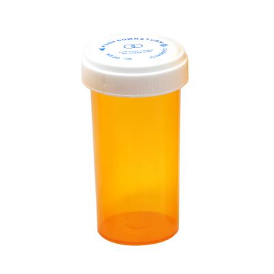 China Reversible 16DR Pharmaceutical Medicine Bottle Plastic Medicine Pill Pill for sale