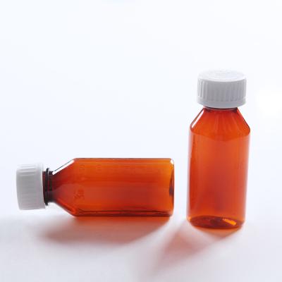 China Small 30ml 1oz Empty Oval Pet Material Recyclable Plastic Bottle For Liquid Medicine for sale