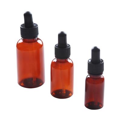 China Size 10ml 15ml 50ml 60ml 70ml 80ml 100ml Recyclable Material Pet Dropper Custom Bottle for sale