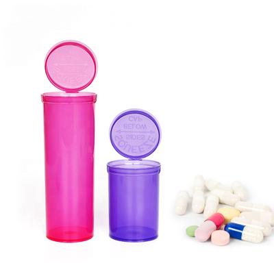 China Large 60 Dram Pill Storage Vial High Quality Plastic Medicine Pop Key PP for sale