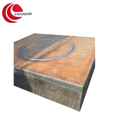 China Constructions 100mm Thickness Flame Parts Or Cutting Processing Round Steel Plate for sale