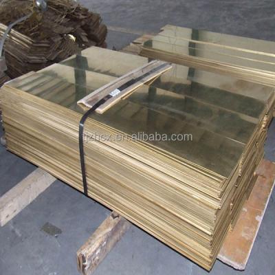 China Well Plasticity Polished Brass Sheet CuZn30 Price for sale