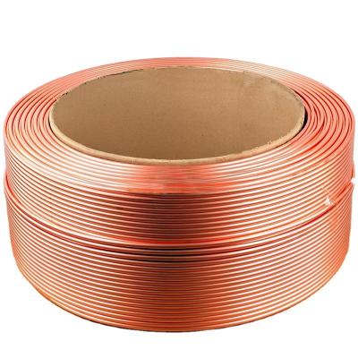 China Air Condition Or Chiller 50ft Length Pancake Copper Fin Tube Coil Astm B280 for sale