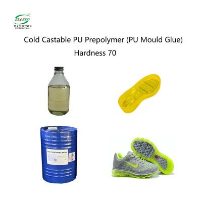 China Cold Castable PU Prepolymer PU Mould Glue Hardness 70 for sale