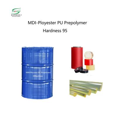 China White Solid MDI/Polyester Prepolymer Hardness 95 for sale