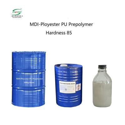 China White Solid MDI/Polyester Prepolymer Hardness 85 for sale