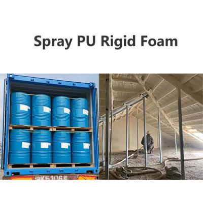 China Light yellow transparent viscous liquid Spray PU Rigid Foam for Construction Industry for sale