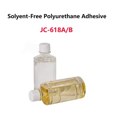 China Solyent Free Polyurethane Adhesive JC-618A/B 1.0-2.5g/m2 for sale