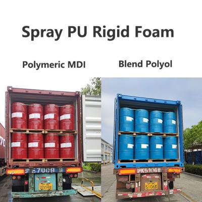 China Spray PU Foam For Construction Industry Blend Polyol And Polymeric MDI for sale