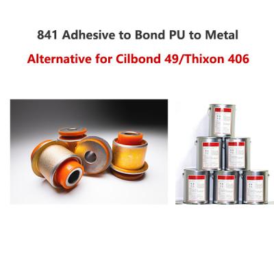 China 841 Adhesive to Bond PU to Metal Alternative for Cilbond 49, Thixon 406 for sale