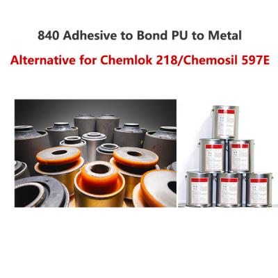 China 840 Adhesive to Bond PU to Metal Alternative for Chemlok 218 Chemosil 597E for sale