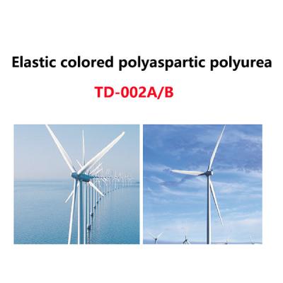 China Elastic colored polyaspartic polyurea TD-002A/B for sale