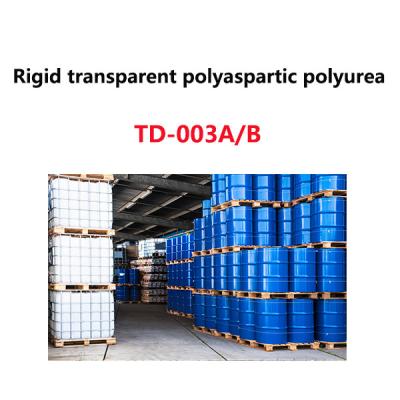 China Rigid transparent polyaspartic polyurea TD-003A/B for sale