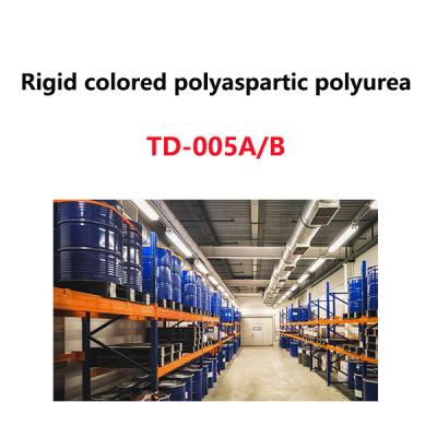 China Rigid colored polyaspartic polyurea TD-005A/B for sale