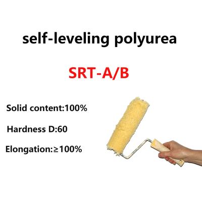 China Durable SRT-A/B Self-Leveling Polyurea Coating With 100% Solid Content And D60 Hardness for sale