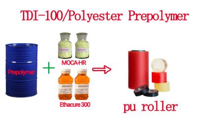 China Colorless TDI 100 Based Polyester Polyurethane Prepolymer for sale