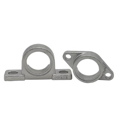 China Long life customized 304 316 stainless steel lost wax casting parts sit block bearing fl207 for sale