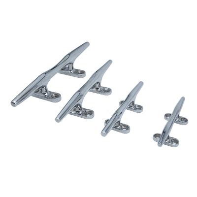 China Factory Customized Marine Hardware Boat Hardware Fitting 316 Stainless Steel Mirror Polish Boat Cleats for sale