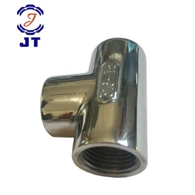 China Industry Customized Stainless Steel Tee Pipe Tube Fitting Fit Mirror Polished for sale