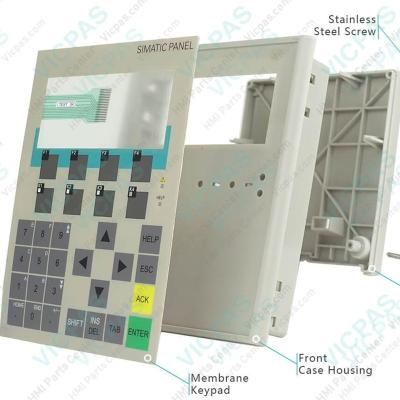 China Industrial Application 6AV6641-0CA01-0AX1 / 6AV6641-0BA11-0AX1 OP77 Membrane Keypad With Outer Plastic Case for sale