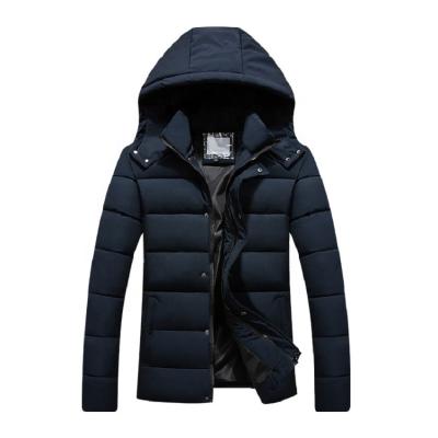 China Custom Made Mens Breathable Cotton Coat Autumn And Winter Plain Homme Hoodie Stripper Jacket for sale