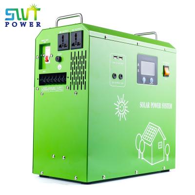 China Portable Solar Generator 5KW Solar Power System Home Use with Solar Panel and 65Ah*1pcs-200ah*2pcs Lithium Batteries for sale