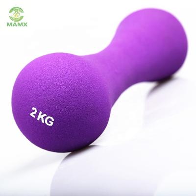 China High Quality Women Neoprene Bodybuilding Bodybuilding Fitness Gym Coated Dumbbell for sale