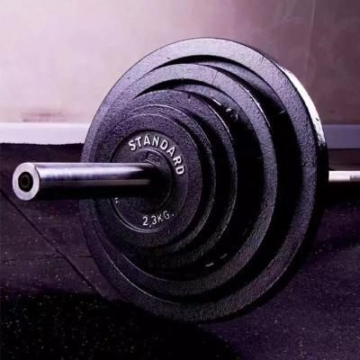 China Wholesale Cast Iron Black Barbell Bodybuilding Fitness Bodybuilding Weight Paint Plates for sale