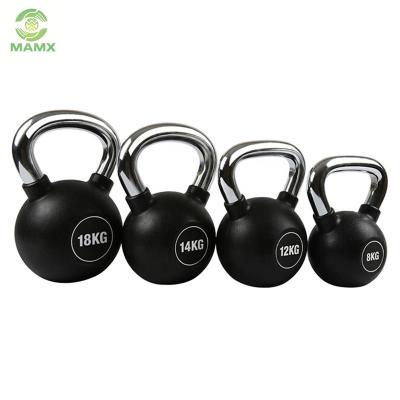 China Brand New Design 10lb Fashion Buy Bodybuilding Fitness Black Rubber Kettlebell Set for sale